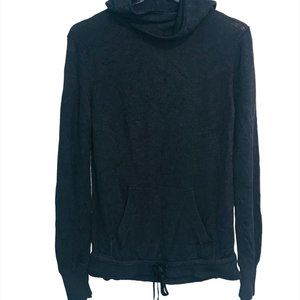 Lululemon Sweet Savasana Pullover Hooded Long Sleeve Sweater Dark Gray Size 6